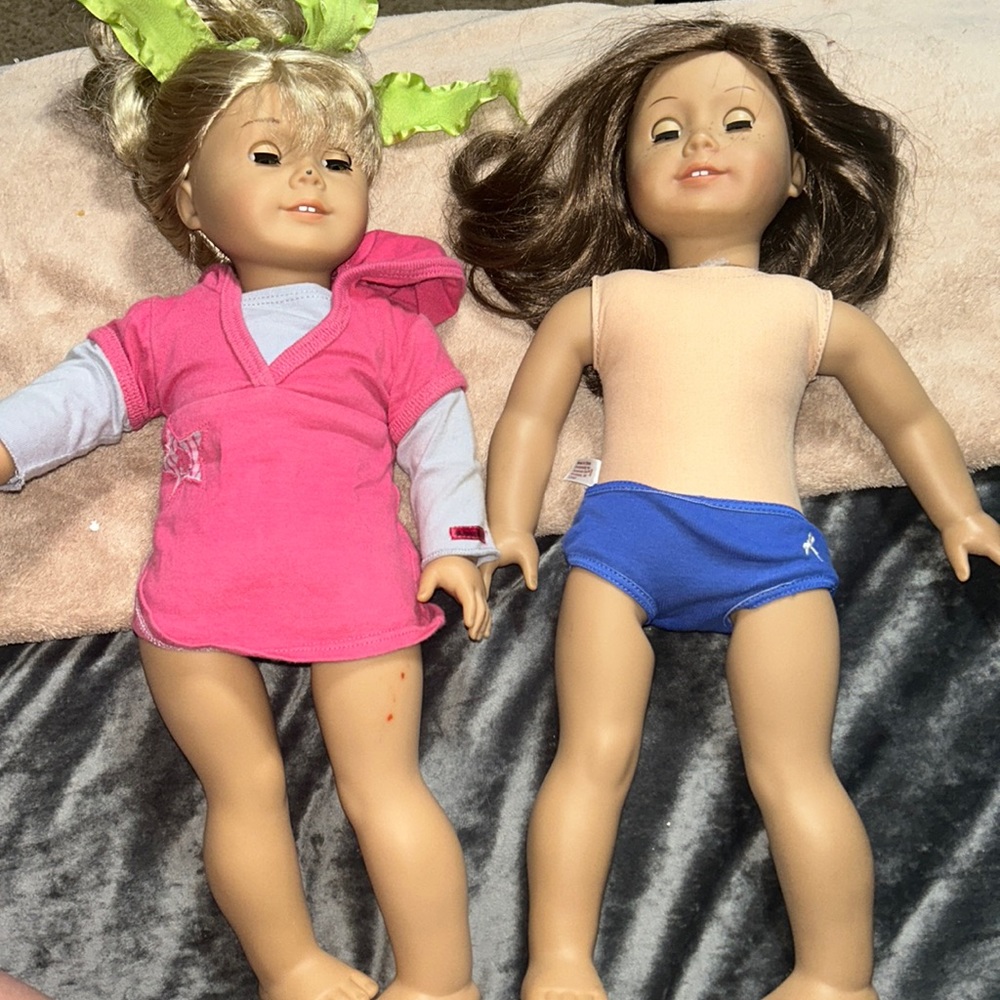 Two American girl dolls